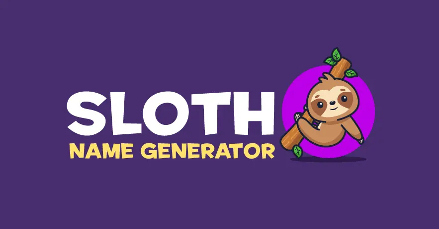 Sloth Names Generator
