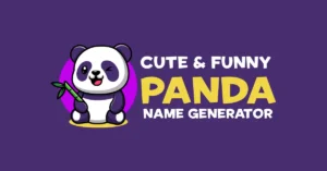 Panda-Names-Generator